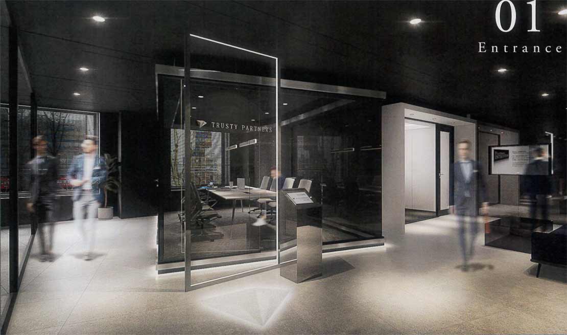 新社屋エントランス